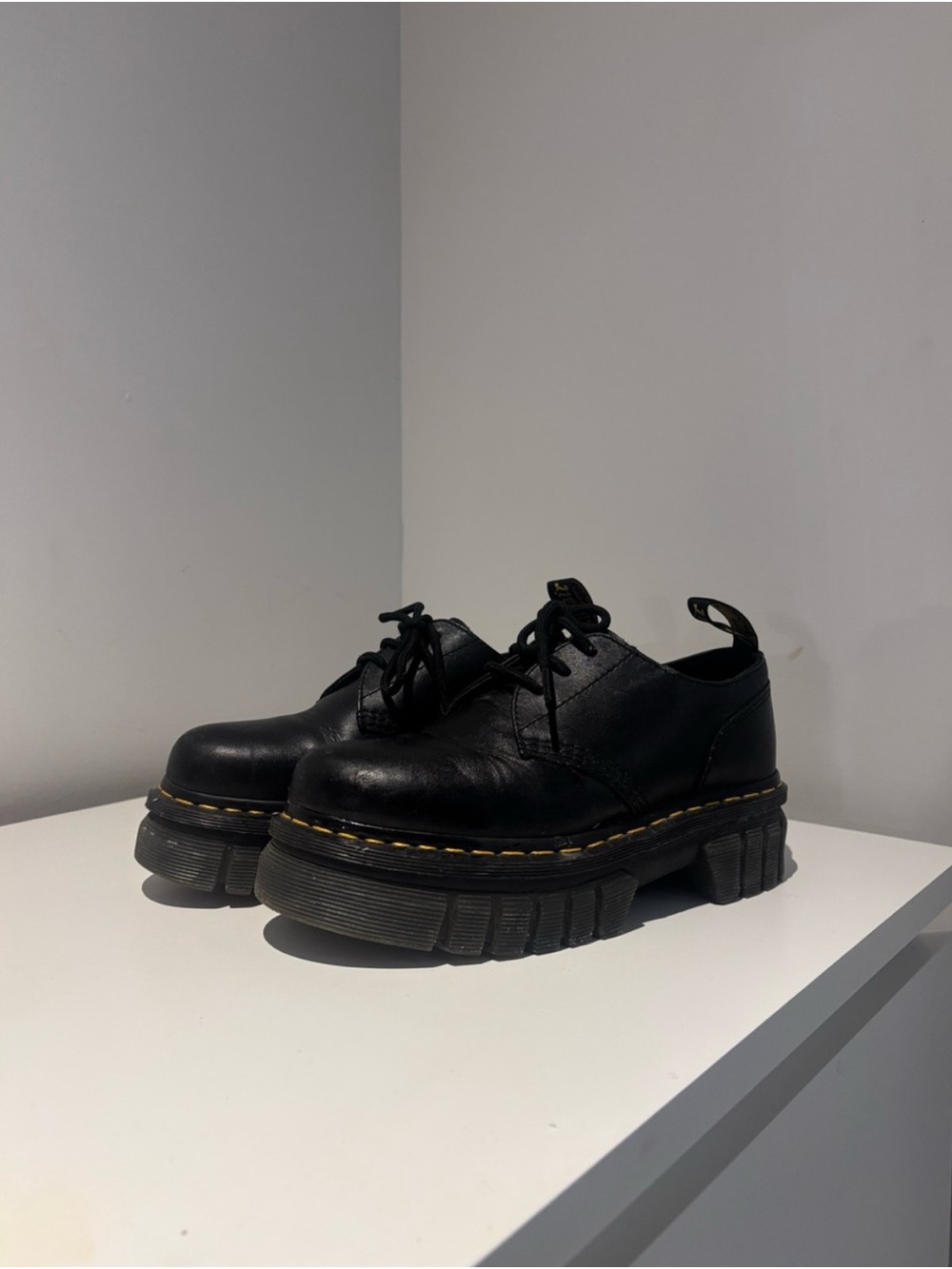 Dr Martens Leather Platform Lace-Up Men's Shoes